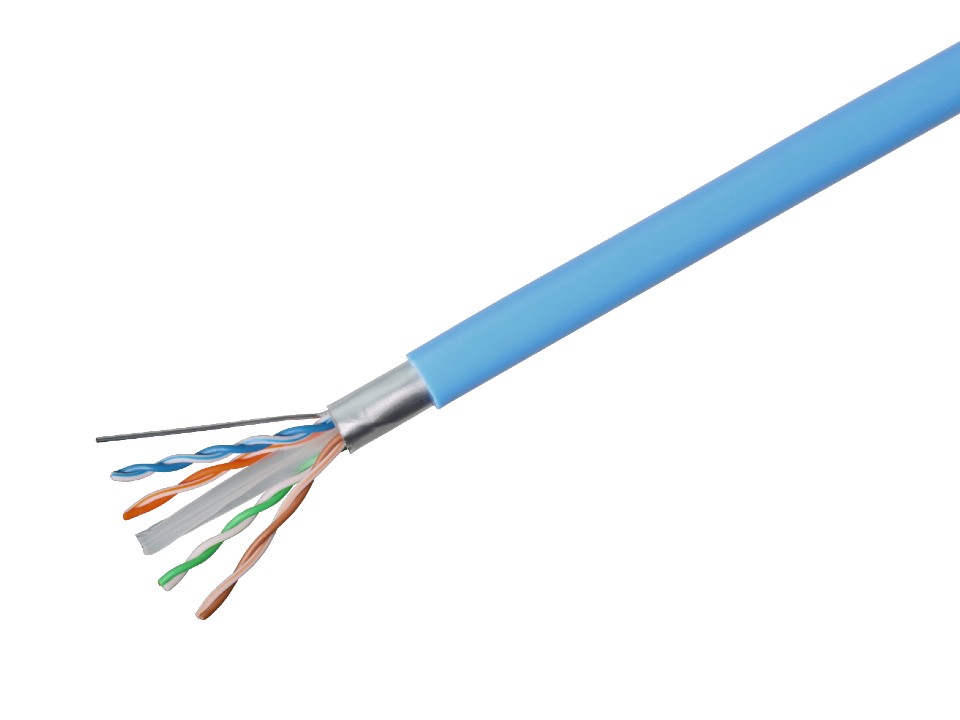 【残159m】Cat6 LANケーブル 青 BL 日本製線